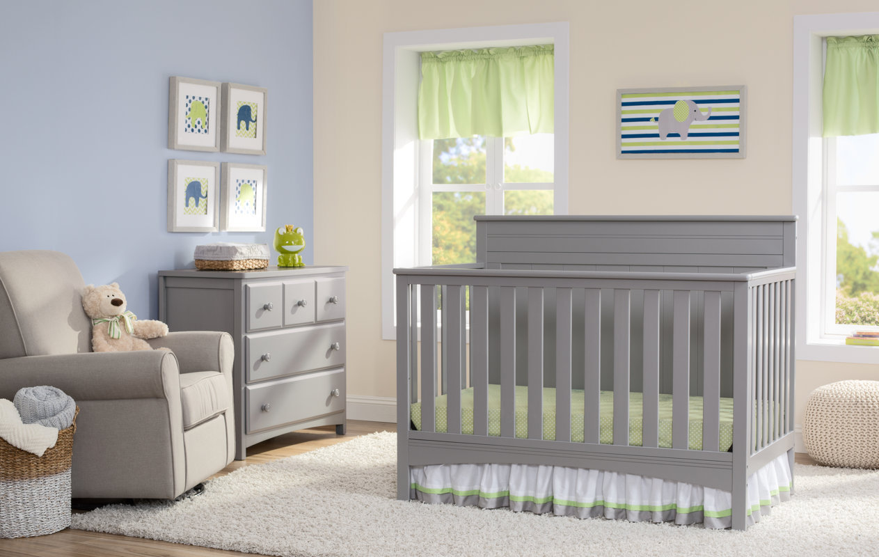 Delta Children Fancy 4in1 Convertible Crib & Reviews Wayfair